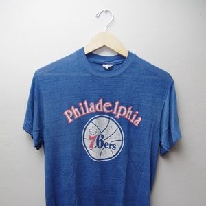 SUPER thin - true vintage - Phila 76ers shirt!